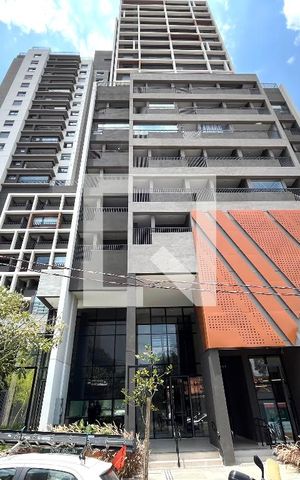 Apartamento para alugar com 34m², 1 quarto e 1 vaga Apartamento para alugar com 34m², 1 quarto e 1 vagaFachada