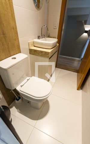 Casa de condomínio para alugar com 164m², 3 quartos e 2 vagasBanheiro 1