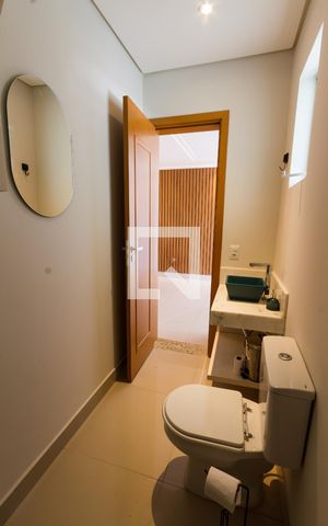 Casa de condomínio para alugar com 164m², 3 quartos e 2 vagasLavabo