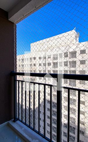 Apartamento para alugar com 39m², 2 quartos e 1 vagaSacada da sala