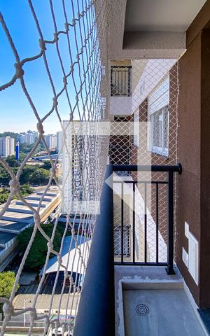 Apartamento para alugar com 39m², 2 quartos e 1 vagaSacada da sala