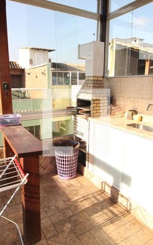 Casa de condomínio à venda com 68m², 2 quartos e 1 vagaChurrasqueira
