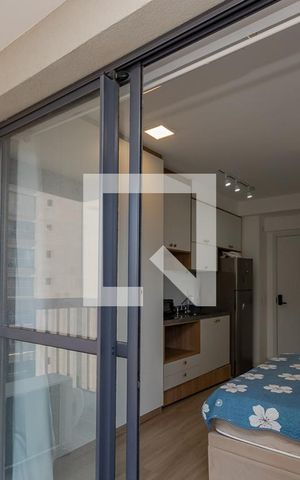 Studio para alugar com 25m², 1 quarto e sem vaga Studio para alugar com 25m², 1 quarto e sem vagaVaranda