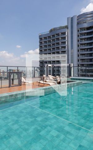 Studio para alugar com 25m², 1 quarto e sem vaga Studio para alugar com 25m², 1 quarto e sem vagaPiscina