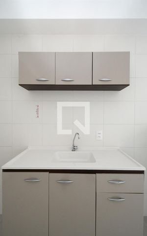 Apartamento para alugar com 32m², 1 quarto e sem vagaDetalhe da cozinha
