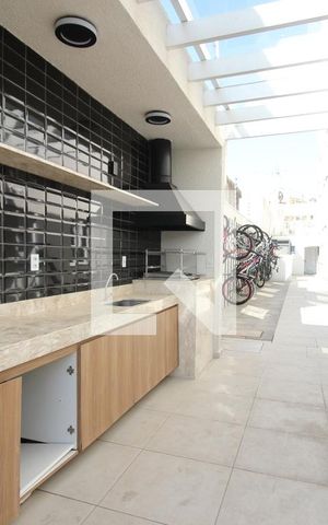 Studio à venda com 31m², 2 quartos e sem vagaÁrea comum - Churrasqueira