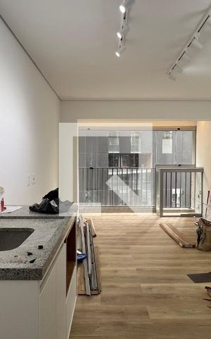 Studio à venda com 28m², 1 quarto e sem vaga Studio à venda com 28m², 1 quarto e sem vagaCozinha