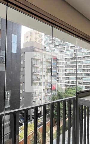Studio à venda com 28m², 1 quarto e sem vaga Studio à venda com 28m², 1 quarto e sem vagaSacada