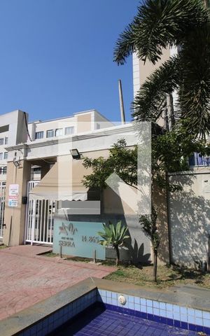 Apartamento à venda com 48m², 1 quarto e 1 vagaFachada e portaria