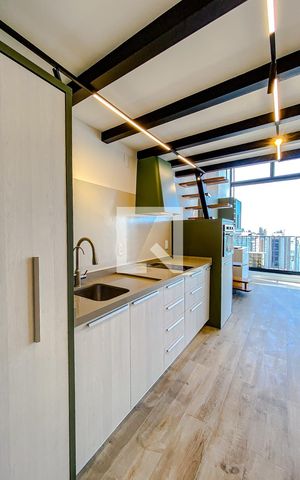 Studio para alugar com 39m², 1 quarto e sem vagaCozinha