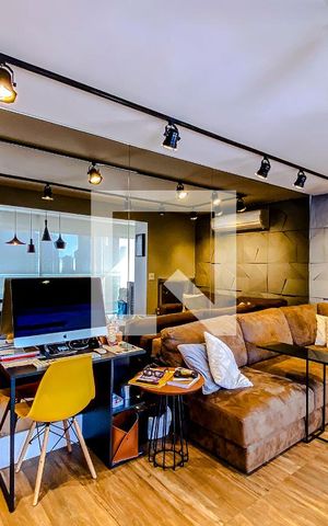 Apartamento para alugar com 80m², 1 quarto e 2 vagasSala 