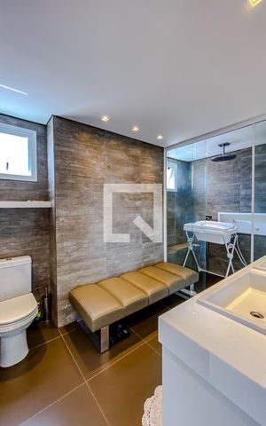 Apartamento para alugar com 80m², 1 quarto e 2 vagasBanheiro  Quarto - Suite 