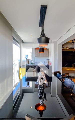Apartamento para alugar com 80m², 1 quarto e 2 vagasVaranda gourmet