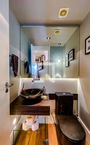 Apartamento para alugar com 80m², 1 quarto e 2 vagasLavabo