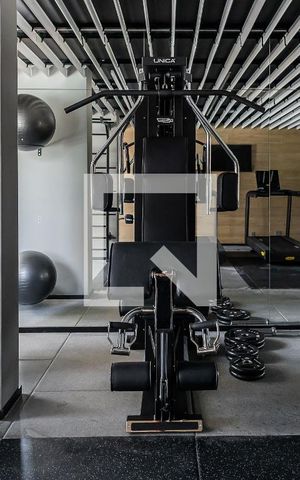 Apartamento para alugar com 25m², 1 quarto e sem vaga Apartamento para alugar com 25m², 1 quarto e sem vagaAcademia