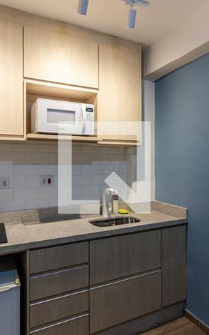 Studio à venda com 44m², 1 quarto e sem vaga Studio à venda com 44m², 1 quarto e sem vagaCozinha