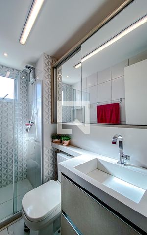 Apartamento para alugar com 52m², 2 quartos e 1 vagaBanheiro
