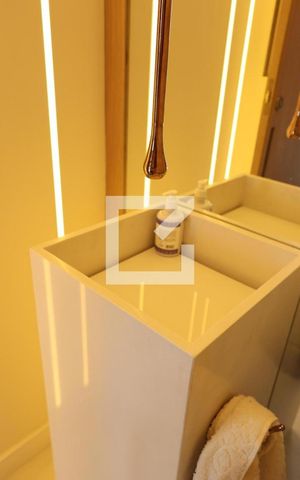 Apartamento à venda com 74m², 1 quarto e 1 vagaLavabo