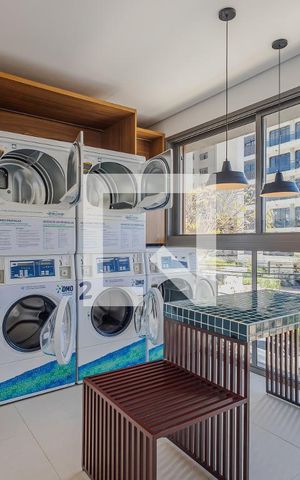Studio para alugar com 27m², 1 quarto e sem vagaLavanderia