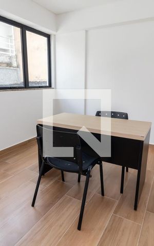 Apartamento para alugar com 25m², 1 quarto e sem vagaCoworking / Espaço de Estudos