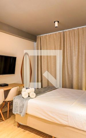 Studio para alugar com 25m², 1 quarto e sem vaga Studio para alugar com 25m², 1 quarto e sem vagaSala/Quarto