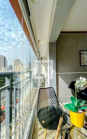 Studio à venda com 33m², 1 quarto e sem vagaVaranda da Sala