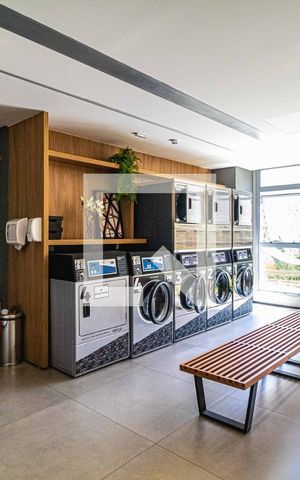 Studio para alugar com 29m², 1 quarto e sem vaga Studio para alugar com 29m², 1 quarto e sem vagaLavanderia