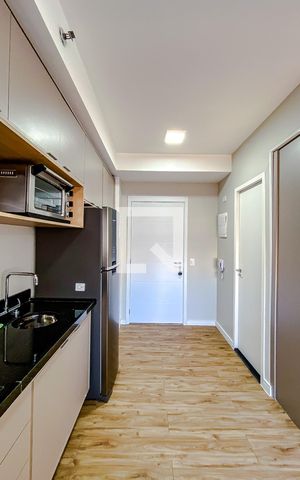 Studio à venda com 26m², 1 quarto e sem vagaCozinha