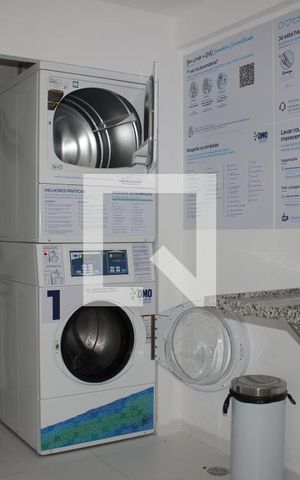 Studio à venda com 31m², 1 quarto e sem vagaLavanderia - Maquina de Lavar e Secar