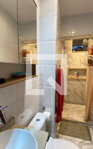 Apartamento à venda com 37m², 1 quarto e sem vaga Apartamento à venda com 37m², 1 quarto e sem vagaBanheiro