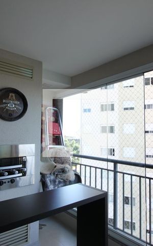 Apartamento à venda com 54m², 1 quarto e 1 vagaVaranda