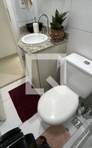 Apartamento para alugar com 58m², 2 quartos e 1 vagaBanheiro