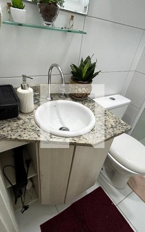 Apartamento para alugar com 58m², 2 quartos e 1 vagaBanheiro