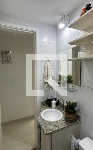 Apartamento para alugar com 58m², 2 quartos e 1 vagaBanheiro