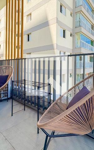 Studio à venda com 34m², 1 quarto e sem vagaVaranda da Sala