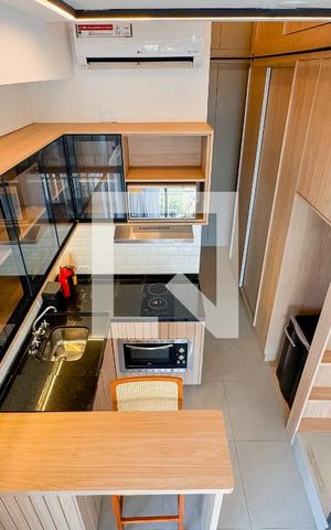 Studio à venda com 34m², 1 quarto e sem vagaStudio - Mezanino