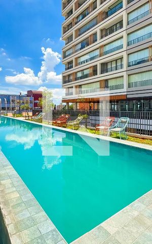 Studio à venda com 34m², 1 quarto e sem vagaPiscina