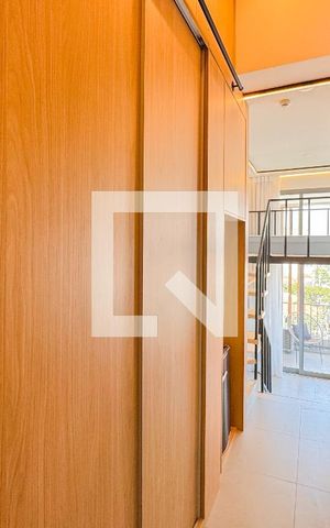 Studio à venda com 34m², 1 quarto e sem vagaArmários 