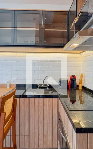 Studio à venda com 34m², 1 quarto e sem vagaStudio - Cozinha