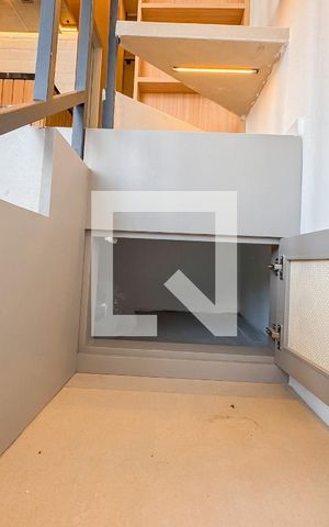 Studio à venda com 34m², 1 quarto e sem vagaArmários 