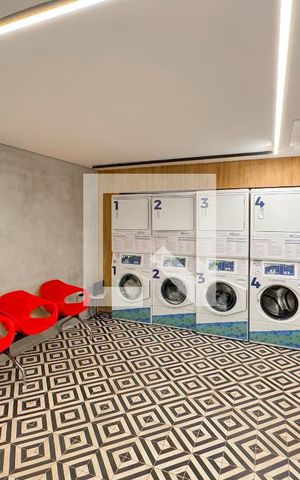 Studio à venda com 34m², 1 quarto e sem vagaLavanderia