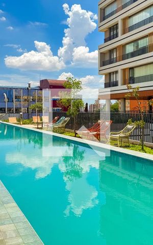 Studio à venda com 34m², 1 quarto e sem vagaPiscina