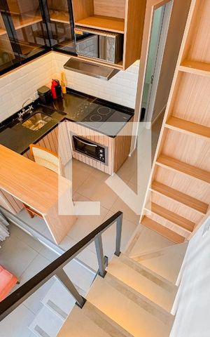 Studio à venda com 34m², 1 quarto e sem vagaStudio - Mezanino