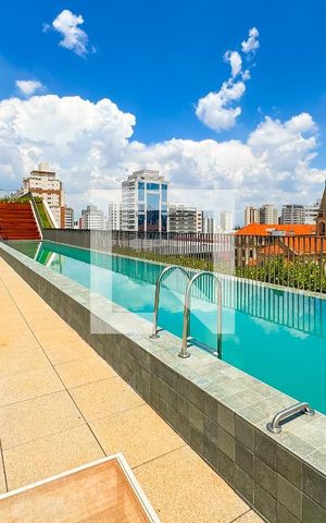 Studio à venda com 34m², 1 quarto e sem vagaPiscina