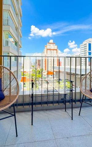 Studio à venda com 34m², 1 quarto e sem vagaVaranda da Sala