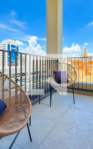 Studio à venda com 34m², 1 quarto e sem vagaVaranda da Sala