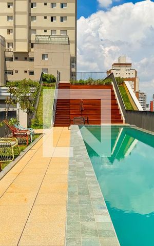 Studio à venda com 34m², 1 quarto e sem vagaPiscina