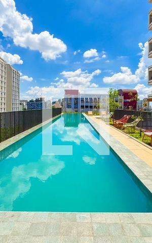 Studio à venda com 34m², 1 quarto e sem vagaPiscina
