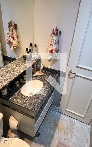 Apartamento para alugar com 45m², 1 quarto e 1 vaga Apartamento para alugar com 45m², 1 quarto e 1 vagaBanheiro