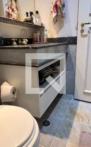 Apartamento para alugar com 45m², 1 quarto e 1 vaga Apartamento para alugar com 45m², 1 quarto e 1 vagaBanheiro